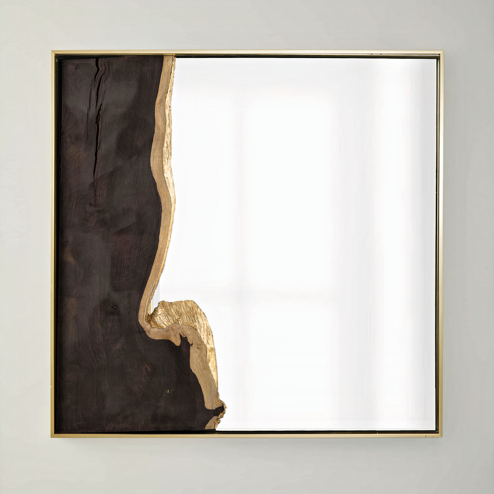 Зеркало с панно из среза палисандра Noble Mirror