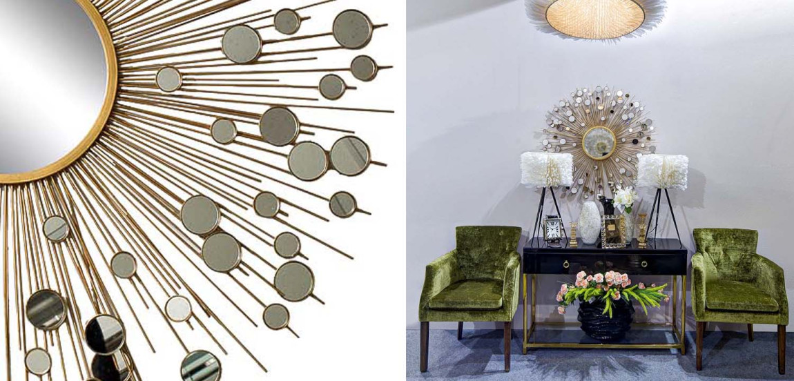 Зеркало-солнце Rays With Mirrors