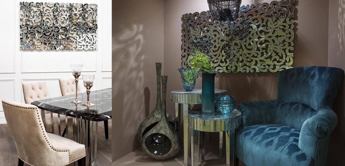 Зеркальное панно Openwork Mirror Rectangular