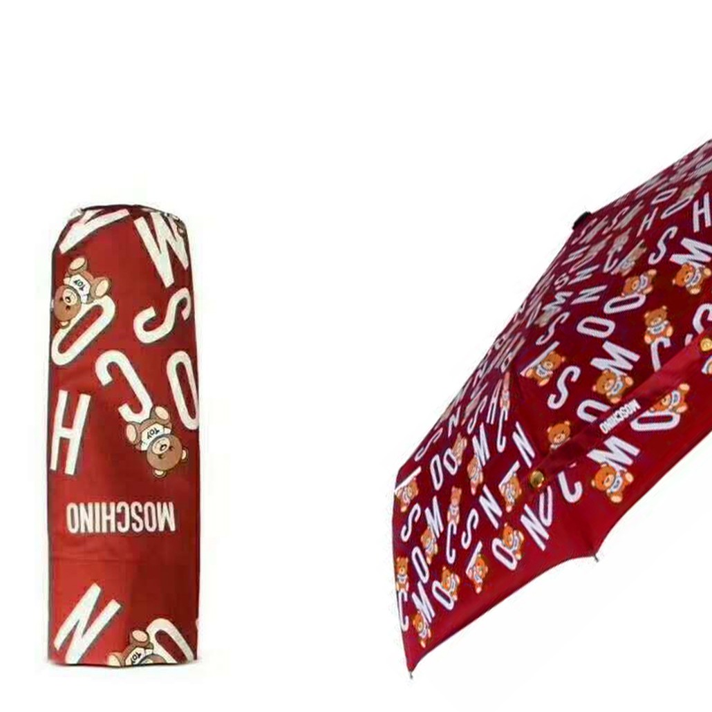 Зонт раскладной MOSCHINO дизайн 002 Красный цвет
