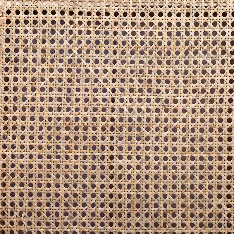 Изголовье кровати коричневое с обивкой из ротанга Olivia Headboard