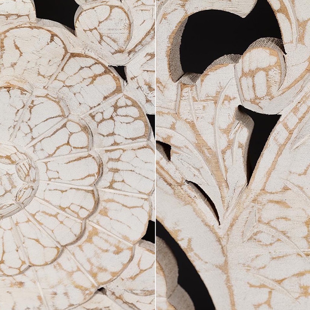 Изголовье-панно Indian antique white Headboard