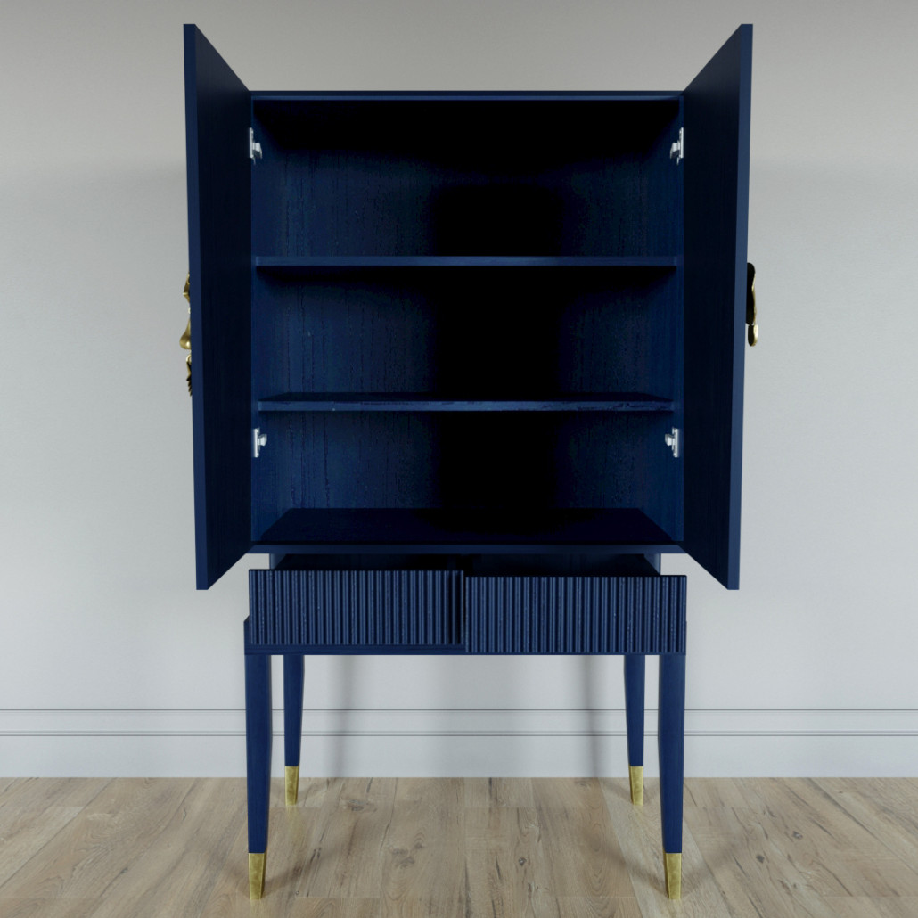 Кабинетный шкаф Elsa Dreams Blue с 2-мя ящиками