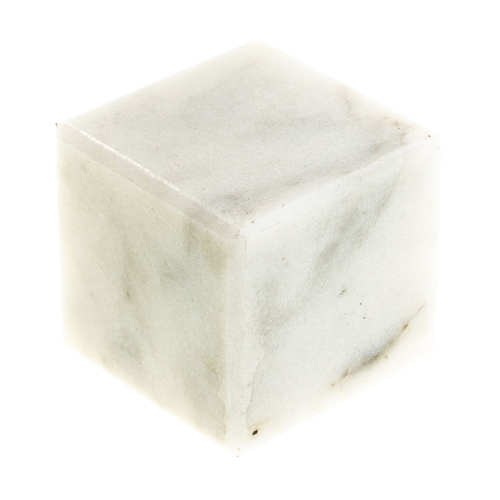 Камни для охлаждения виски из белого мрамора Natural Stone Cube