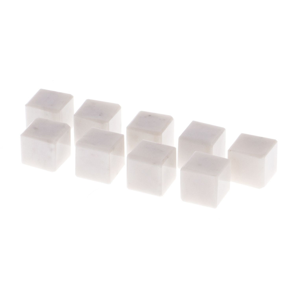 Камни для охлаждения виски из белого мрамора Natural Stone Cube