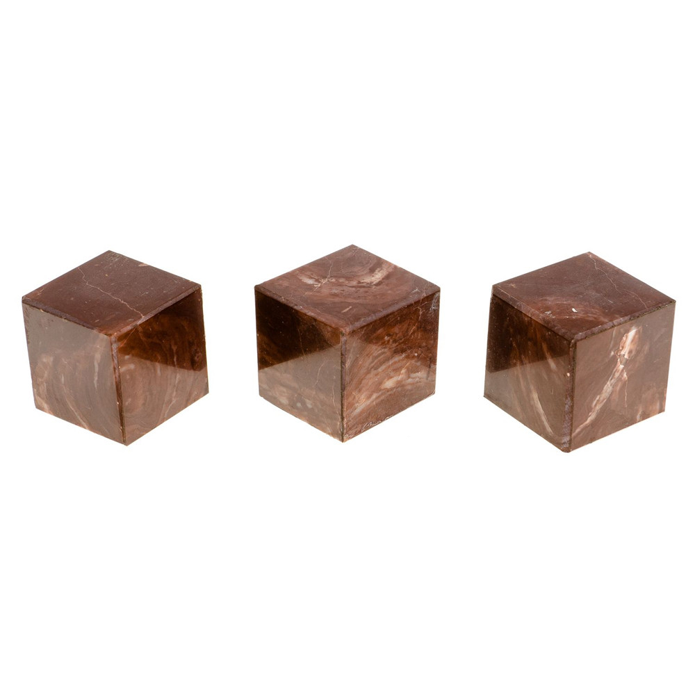 Камни для охлаждения виски из красного лемезита Natural Stone Cube