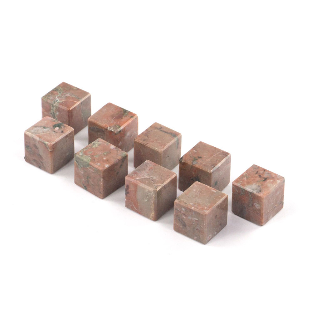 Камни для охлаждения виски из натурального камня креноид Natural Stone Cube