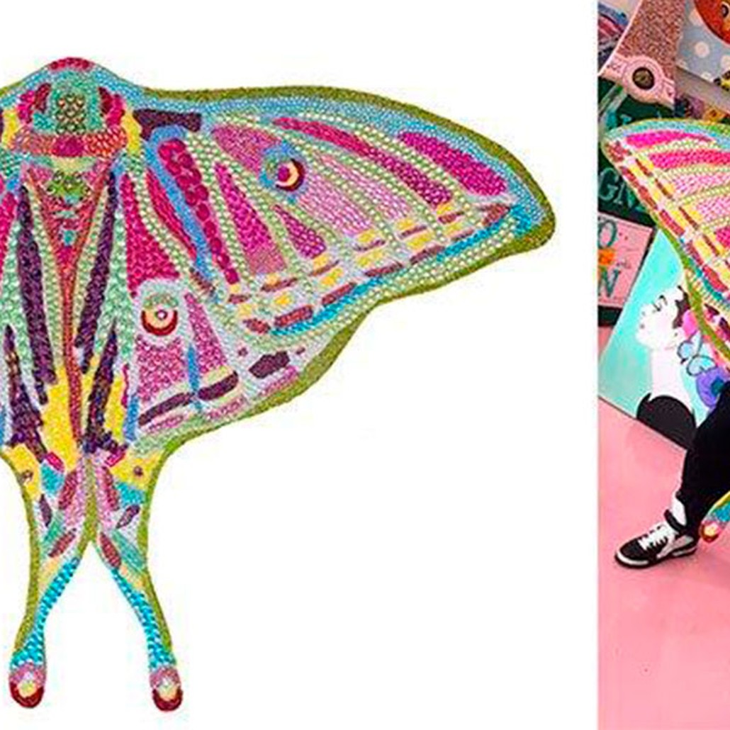 Картина “Spanish Moon Moth Butterfly Cut Out”