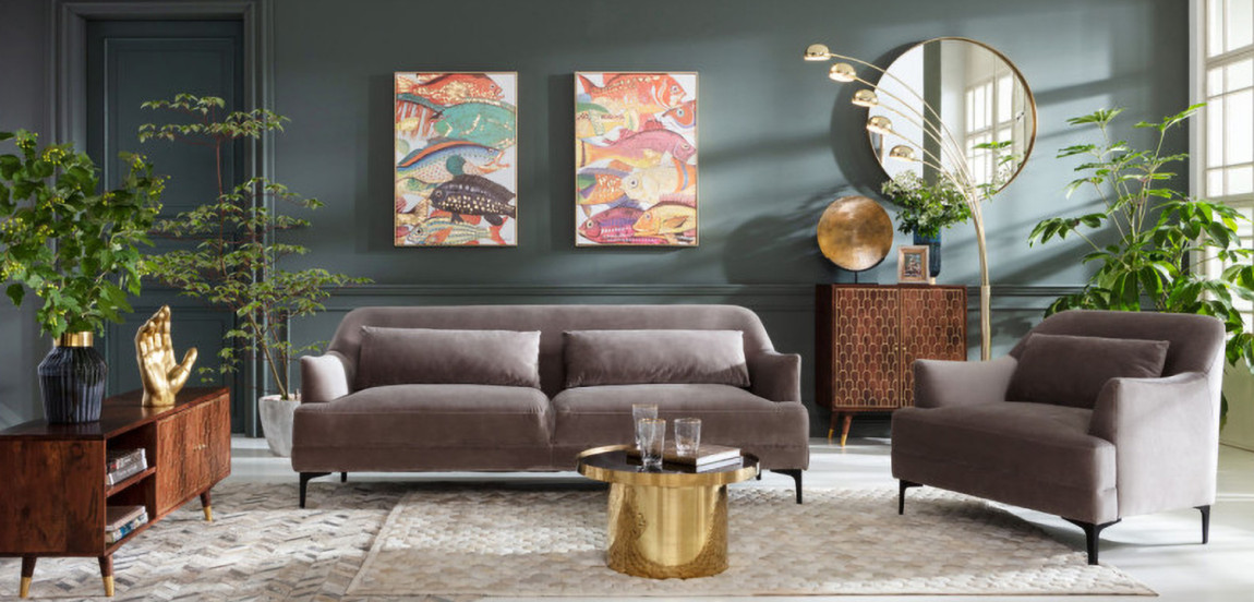 Картина Colorful Fish Painting