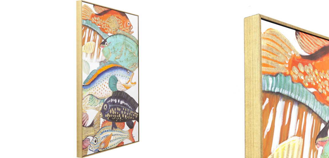 Картина Colorful Fish Painting