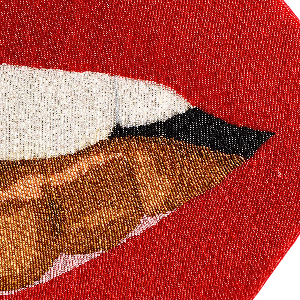 Картина вышивка бисером Grill Cut Out With Butterfly