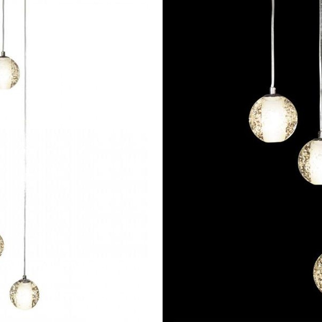 Каскадная Светодиодная Люстра Bocci 5 шаров Led Crystal Glass