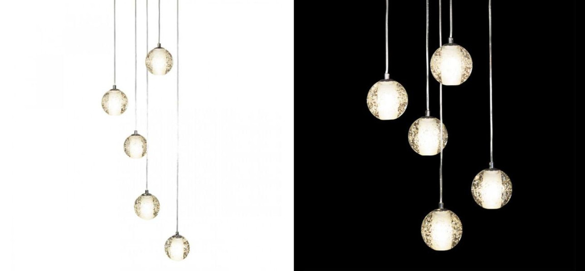 Каскадная Светодиодная Люстра Bocci 5 шаров Led Crystal Glass