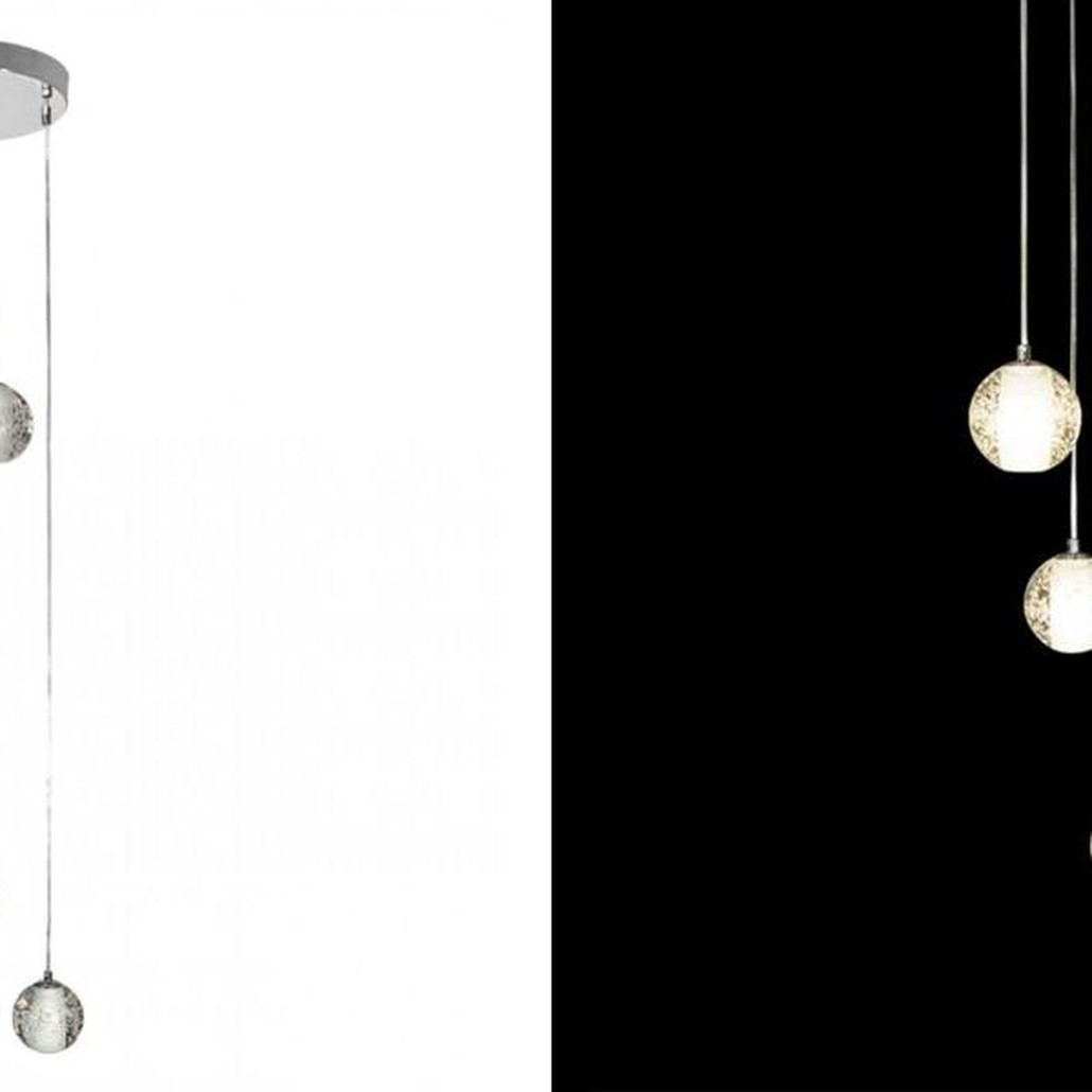 Каскадная Светодиодная Люстра Bocci 5 шаров Led Crystal Glass