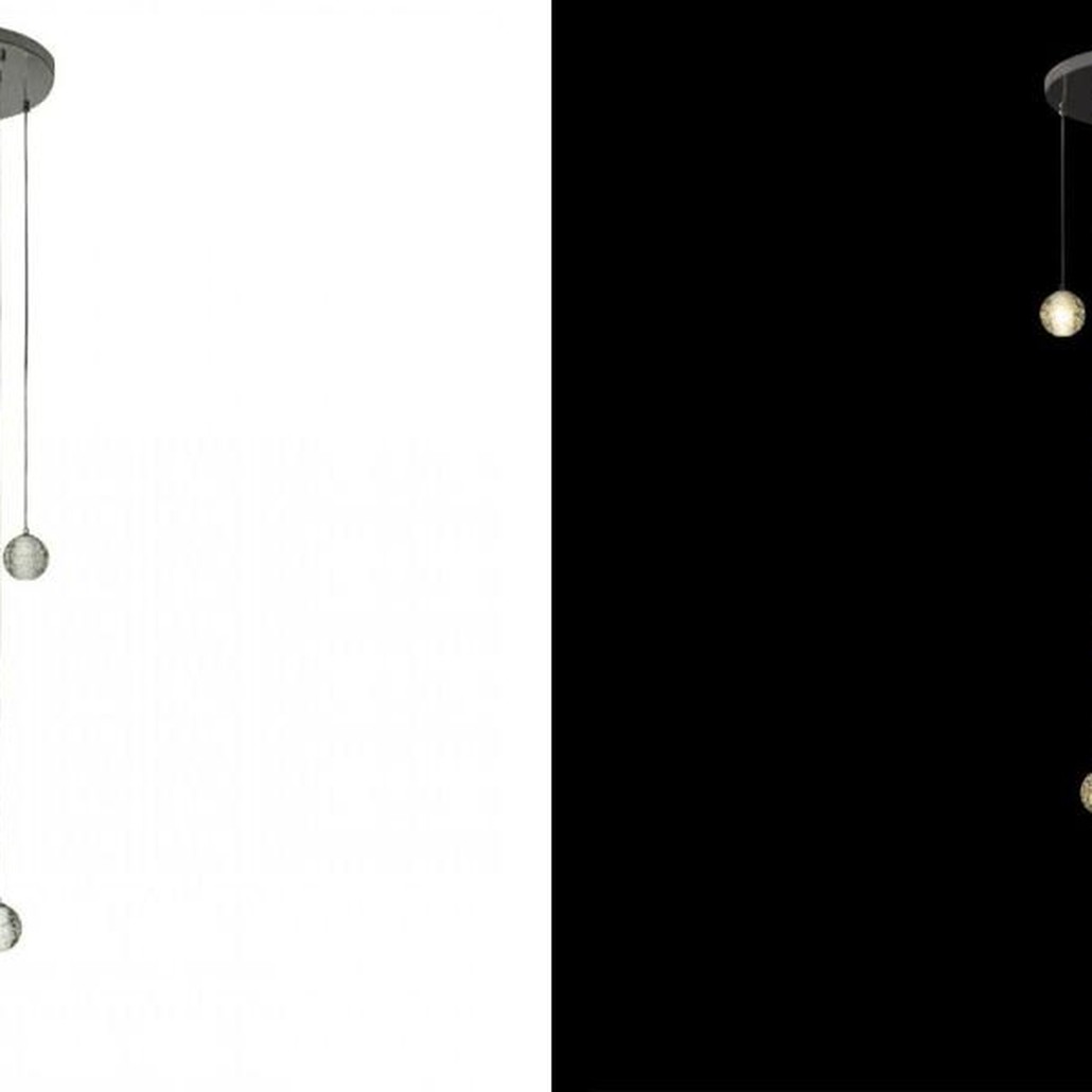 Каскадная Светодиодная Люстра Bocci 7 шаров Led Crystal Glass