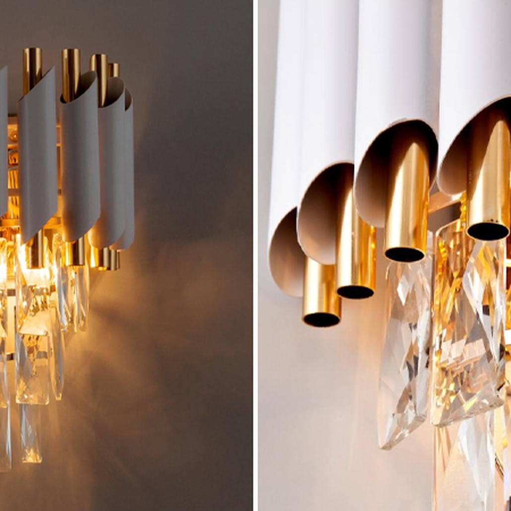 Каскадное бра Empire Crystal Gold