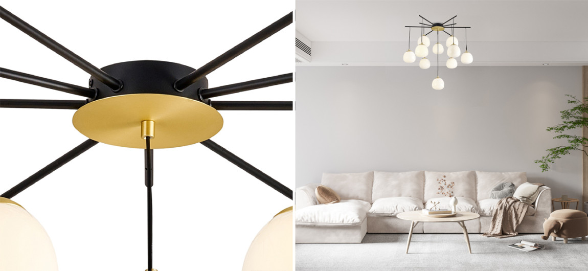 Каскадный потолочный светильник Lullaby 10 Ламп