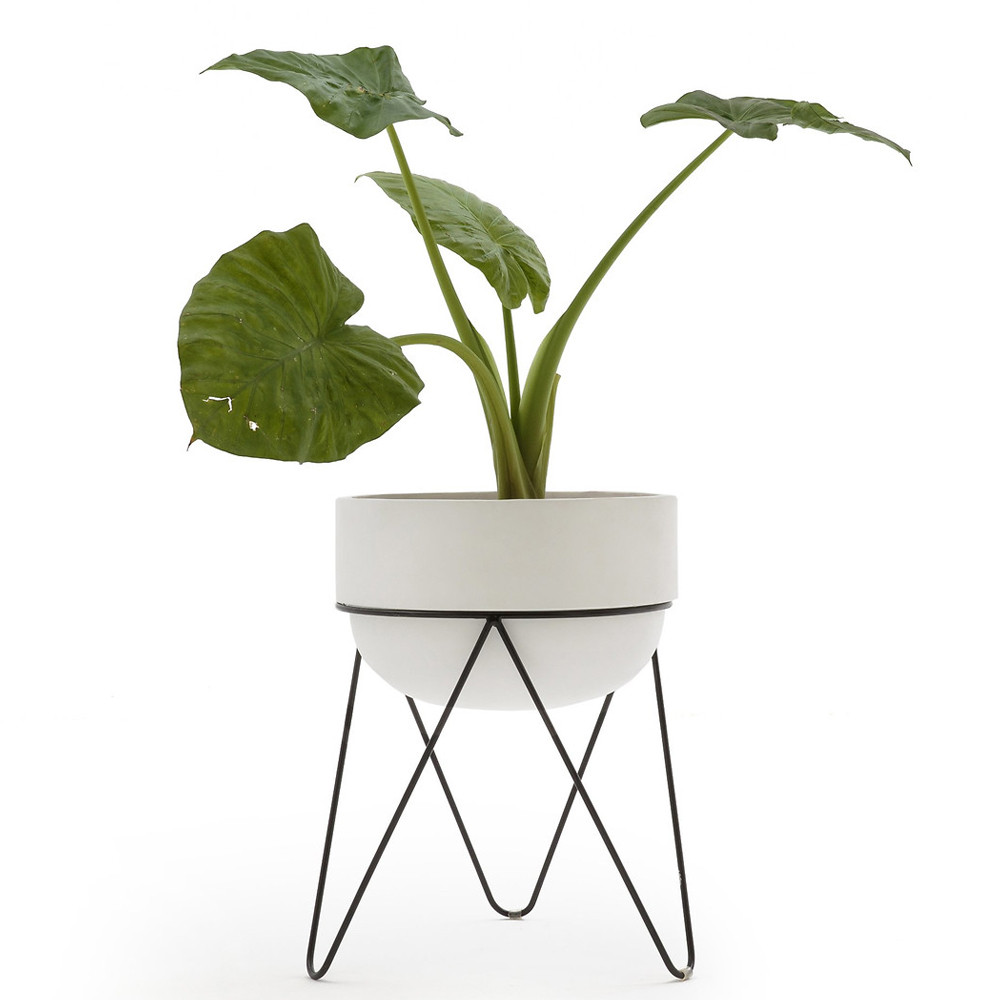 Кашпо Elevated Planters Luna 54 белое