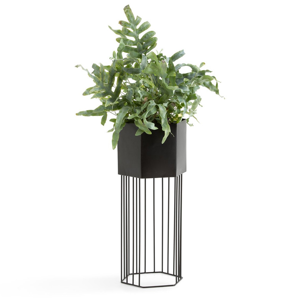 Кашпо Elevated Planters Сlive 59 черное