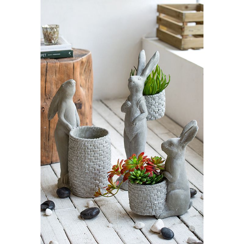 Кашпо White hare