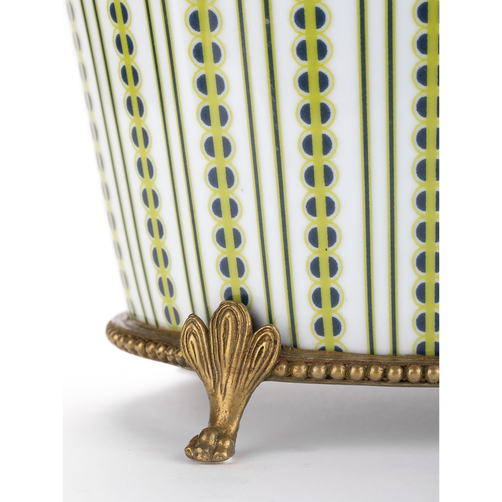 Кашпо Yellow blue design