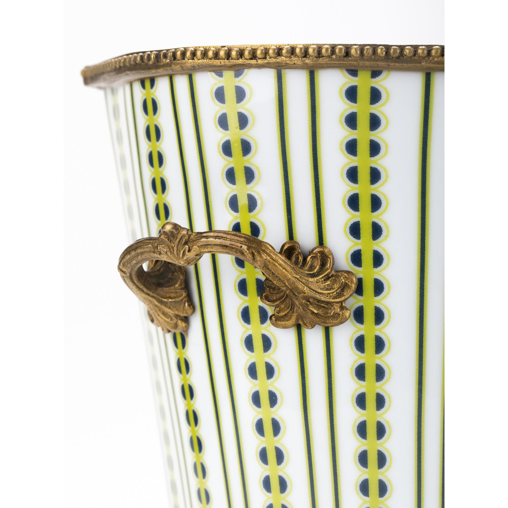 Кашпо Yellow blue design