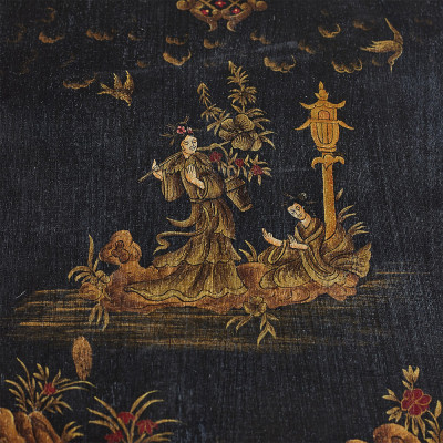 Квадратный кофейный стол Шинуазри с фигурными ножками Chinoiserie Collection Coffee Table