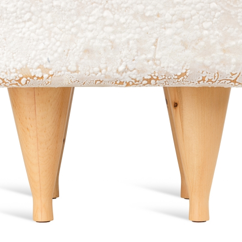 Керамический столик на деревянных ножках «Квадро»