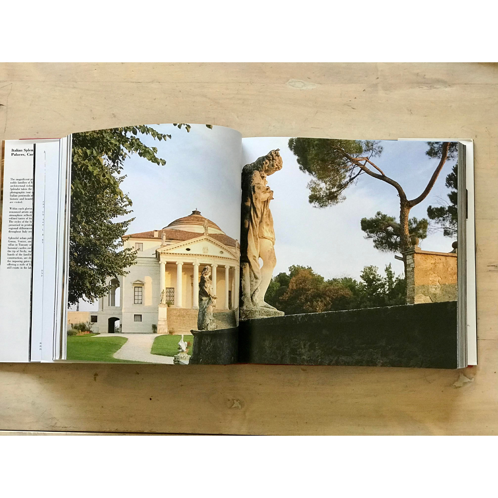Книга 1990 Italian Splendor: Palaces, Castles and Villas Hardcover Book