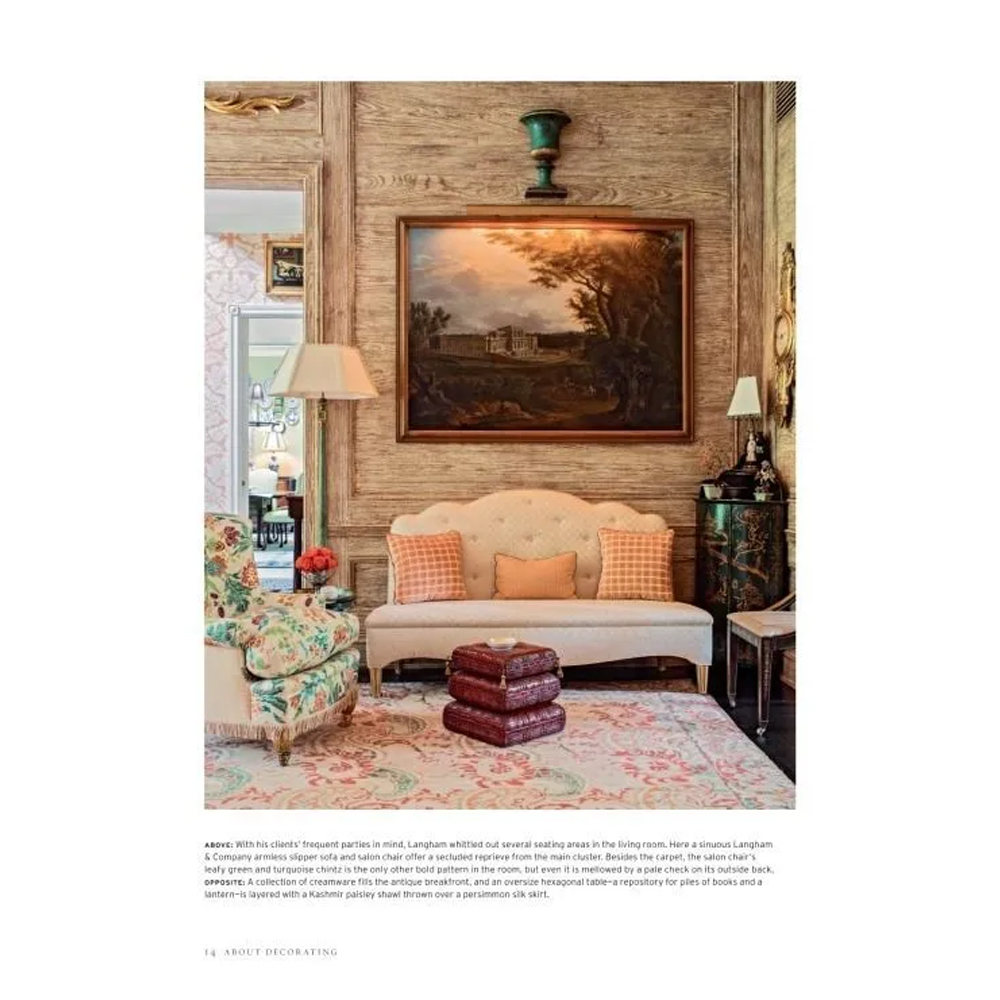 Книга About Decorating: The Remarkable Rooms of Richard Keith Langham Langham Richard Keith, Costello Sara Ruffin