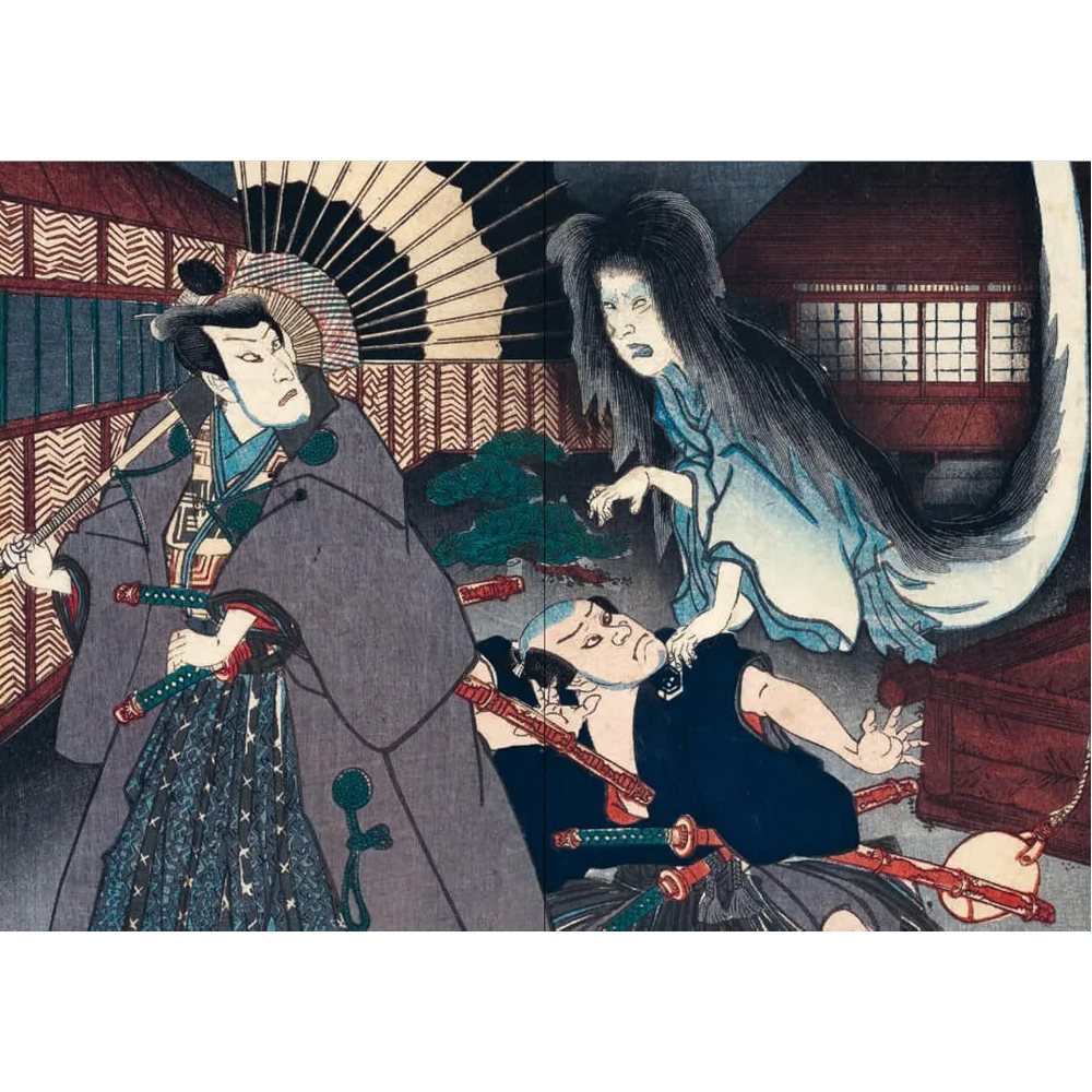Книга о сверхъестественных существах японской мифологии Yokai Ghosts. By the Great Masters of Japanese Woodblock