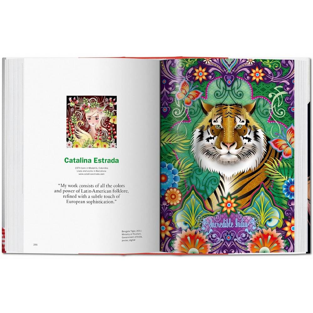 Книга обзор лучших иллюстраторов 100 Illustrators Bibliotheca Universalis