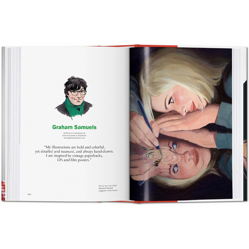 Книга обзор лучших иллюстраторов 100 Illustrators Bibliotheca Universalis