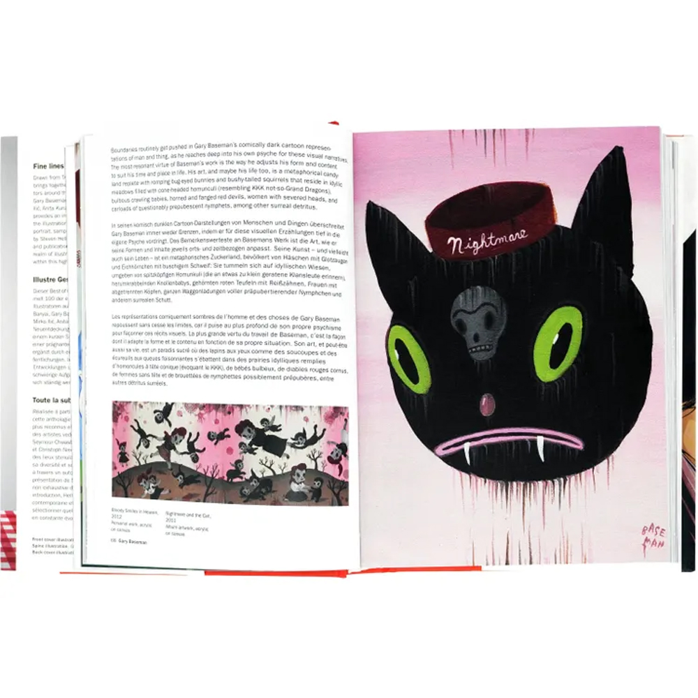 Книга обзор лучших иллюстраторов 100 Illustrators Bibliotheca Universalis