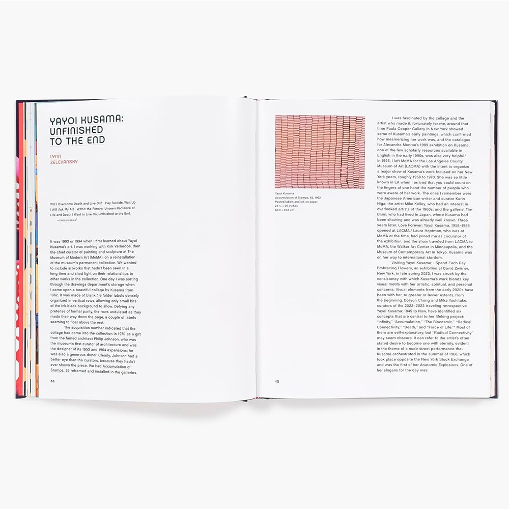 Книга по искусству Yayoi Kusama: I Spend Each Day Embracing Flowers