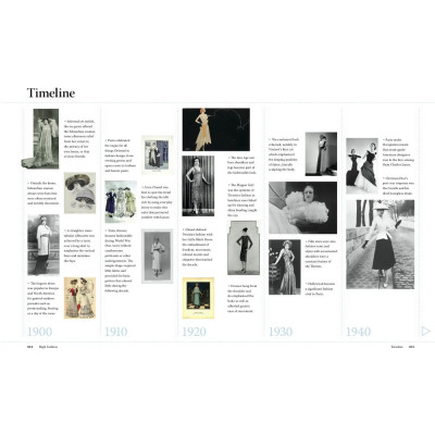 Книга про высокую моду XX века High Fashion The 20th Century Decade by Decade Dirix Emmanuelle
