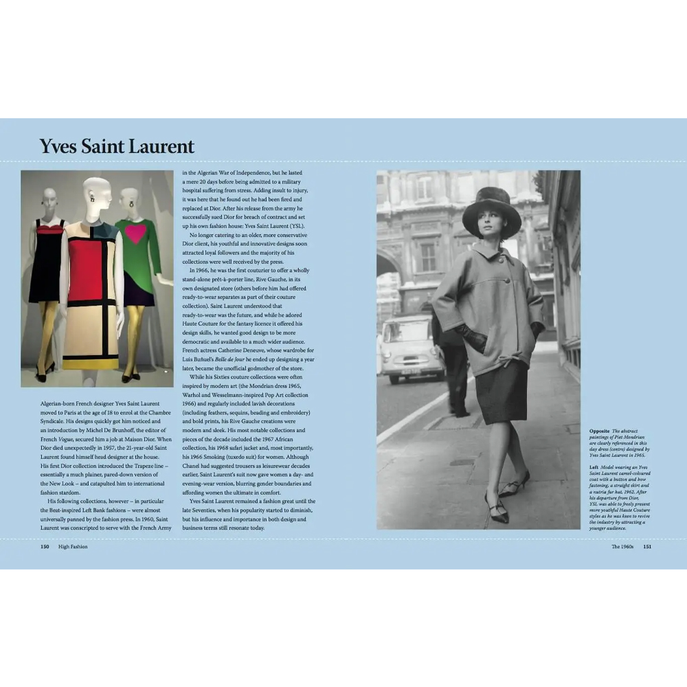 Книга про высокую моду XX века High Fashion The 20th Century Decade by Decade Dirix Emmanuelle