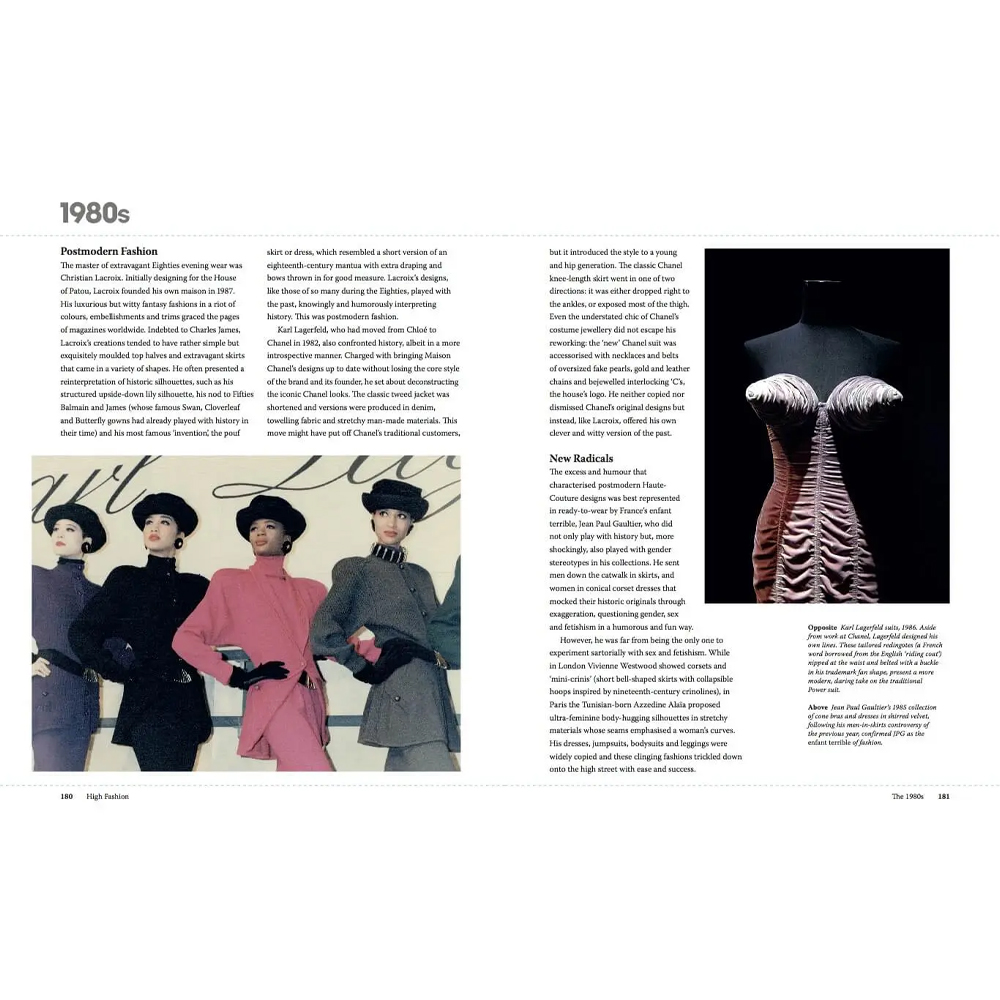 Книга про высокую моду XX века High Fashion The 20th Century Decade by Decade Dirix Emmanuelle