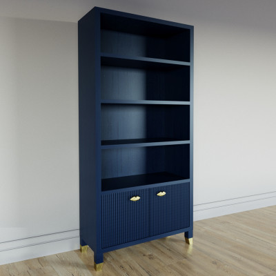 Книжный Стеллаж Elsa Dreams Blue с задней стенкой