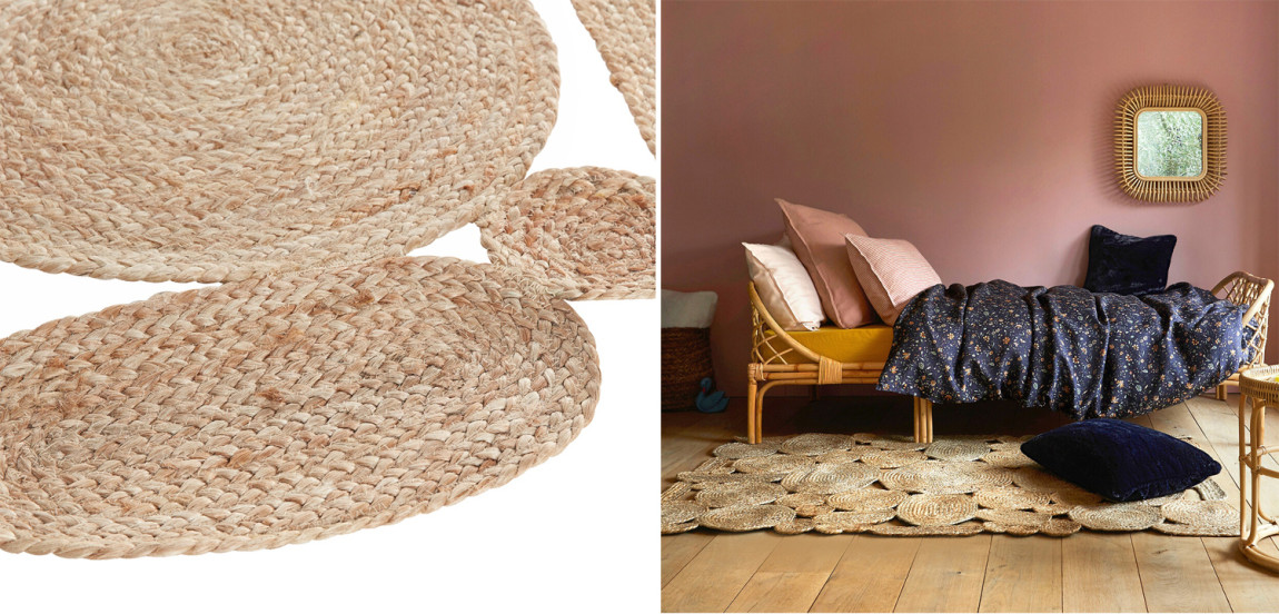 Ковер Carpet Jute Circles 100% джут