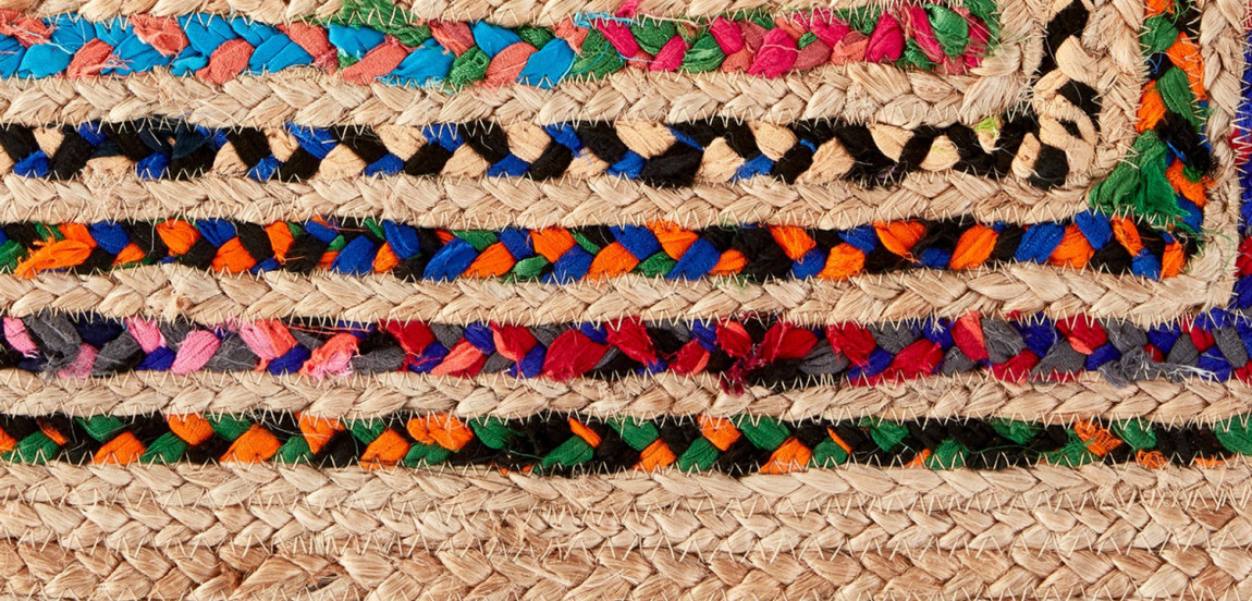 Ковер Carpet Track Multicolored джут и хлопок