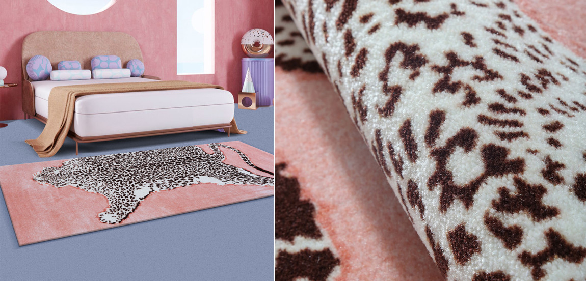 Ковер Colored Beasts pink