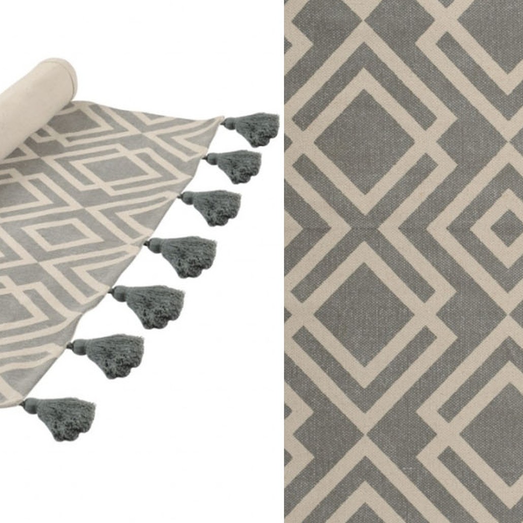 Ковер Double Rhombus Carpet grey