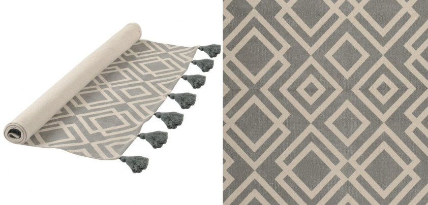 Ковер Double Rhombus Carpet grey
