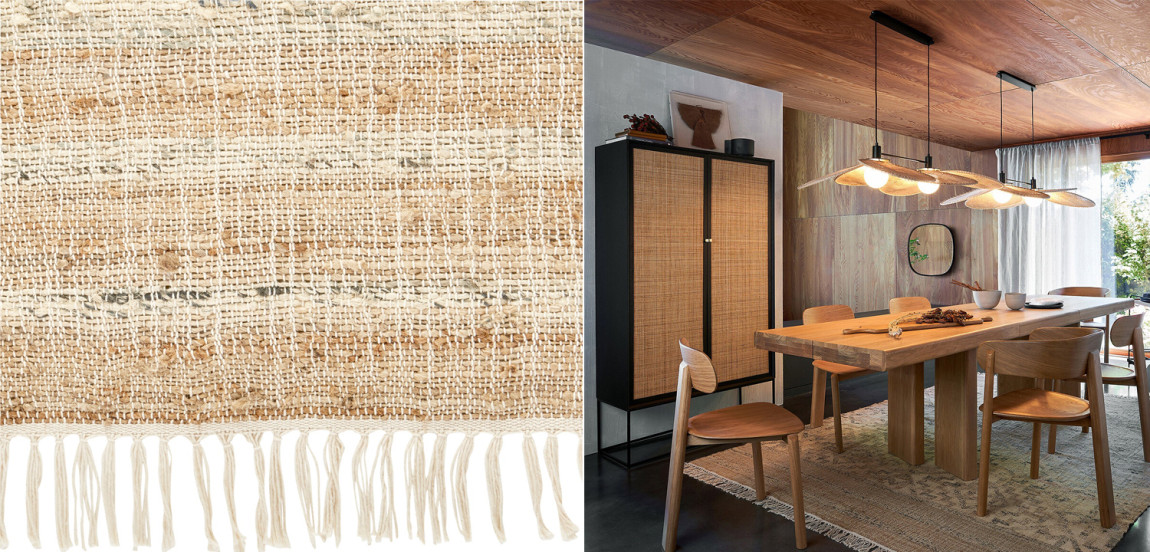 Ковер Graphic Carpet джут и хлопок