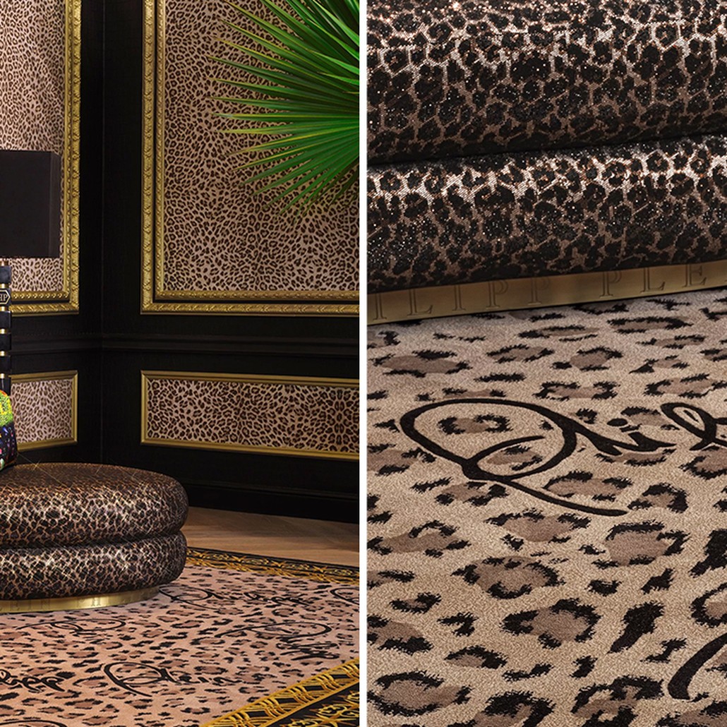 Ковер Philipp Plein Carpet Jungle 300 x 400 cm Коричневый