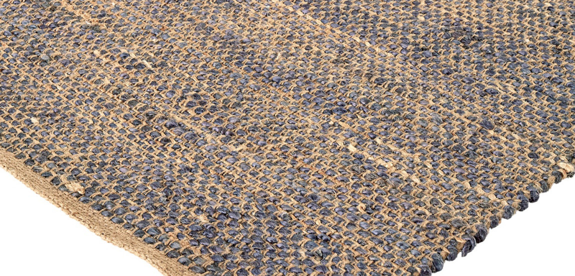 Ковер Rectangular Carpet blue 100% джут