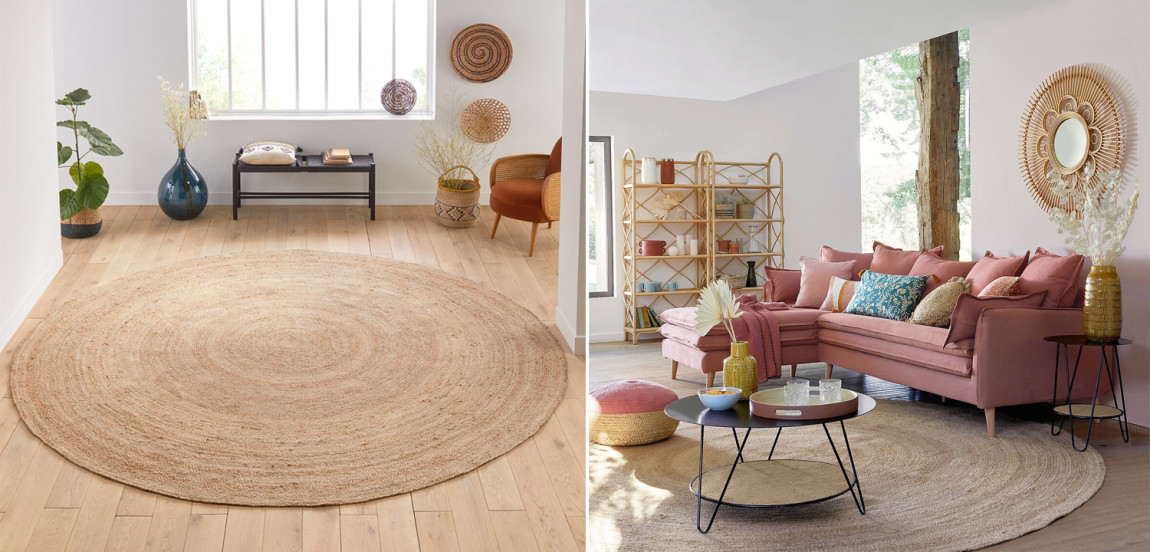 Ковер Round Carpet 100% джут