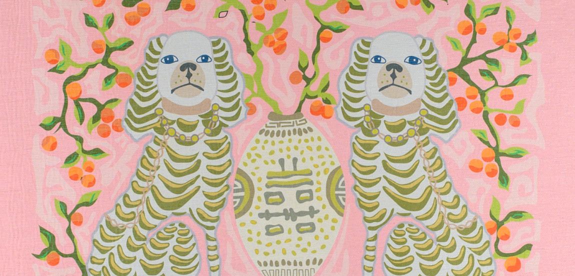 Ковер Two Dogs Rug pink