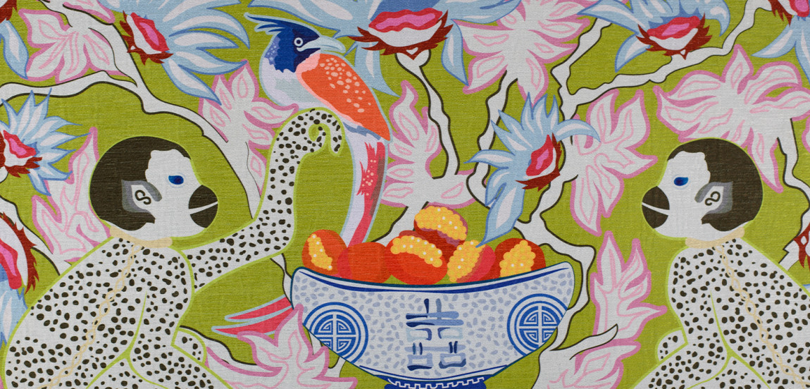 Ковер Two Monkeys green